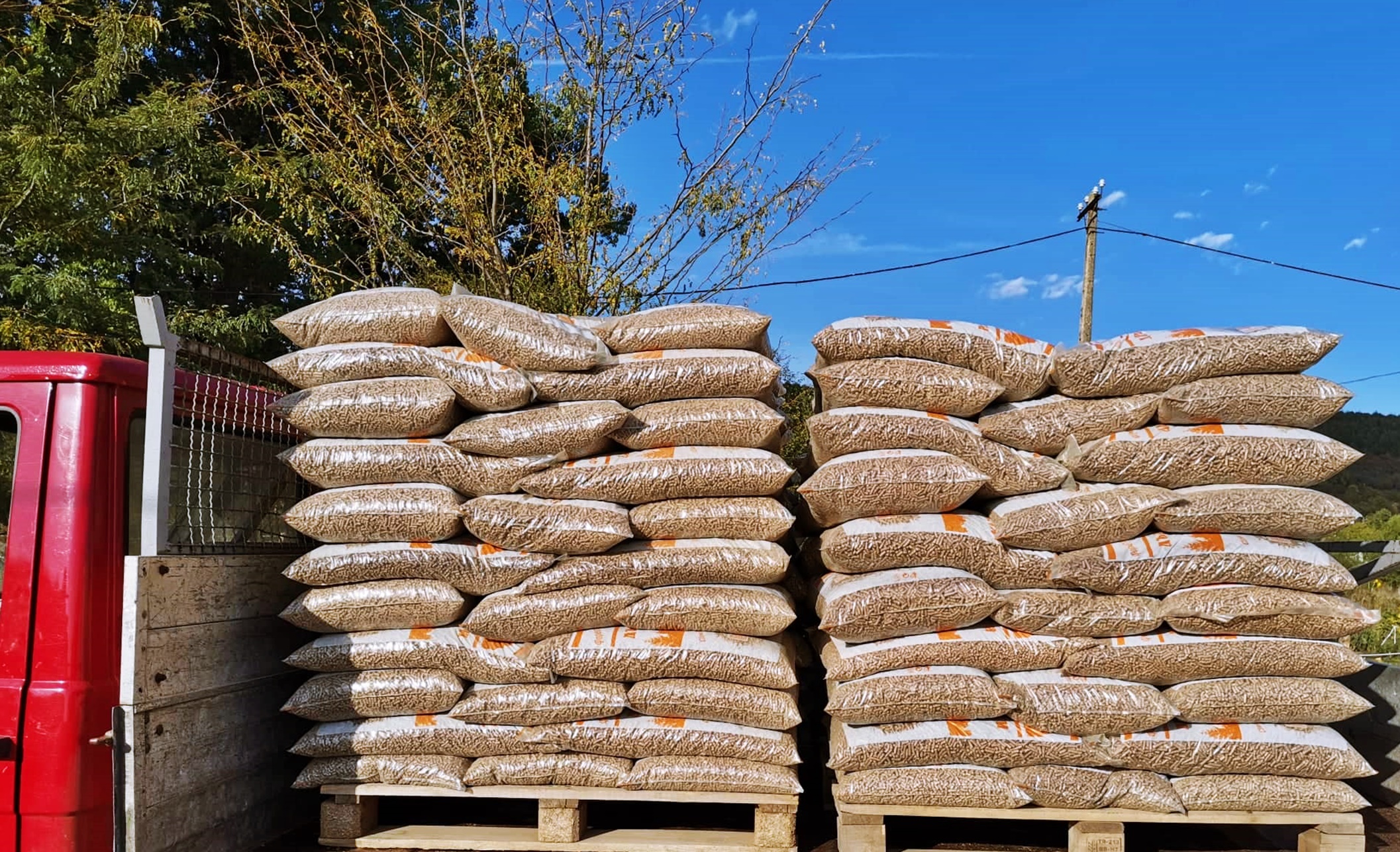 Wood pellets - our production